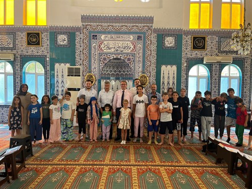 İlçemiz Kaymakamı Sayın Dr. Ahmet Naci HELVACI Mürefte ve Hoşköy Camiilerinde Açılan Kuran Kurslarını  Ziyaret Etti