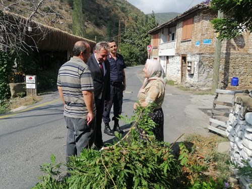 Kaymakamımız Sayın Dr. Ahmet Naci HELVACI Uçmakdere Mahallemizi Ziyaret Etti