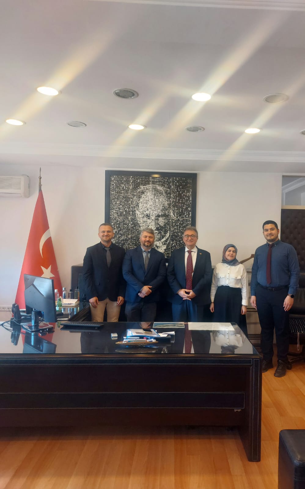 Tarım Kredi Kooperatif Başkanı Onur Yücel MUTLU  Kaymakamımızı Ziyaret Etti